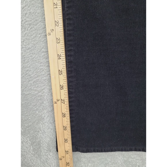 Talbots‎ Corduroy Pants Sz 6 Black Signature Boot Mid Rise 30X31 Stretch Preppy - Picture 10 of 12